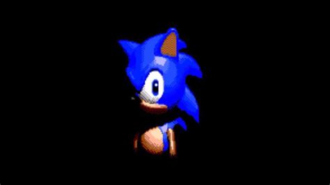 Sonic Blank Stare In The Dark / Sonic CD Title Screen Opening | Know Your Meme