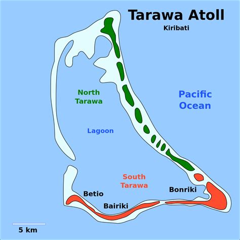 South Tarawa Map