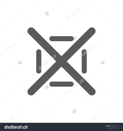 No Check Mark Icon Stock Vector (Royalty Free) 1033811569 | Shutterstock