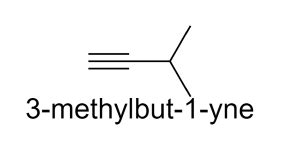 Draw the structure of 3-methyl-1-butyne. | Homework.Study.com