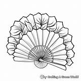 Fan Coloring Pages  Free & Printable sketch template