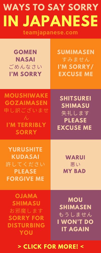 Sorry In Japanese: How To Apologize Like You Mean It - Team Japanese