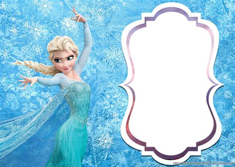 Frozen Party Invitation Template