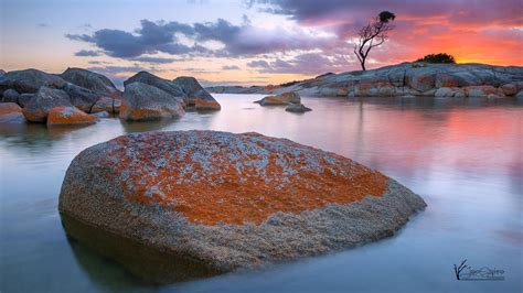 Bay of Fires sunrise - Tasmania 360