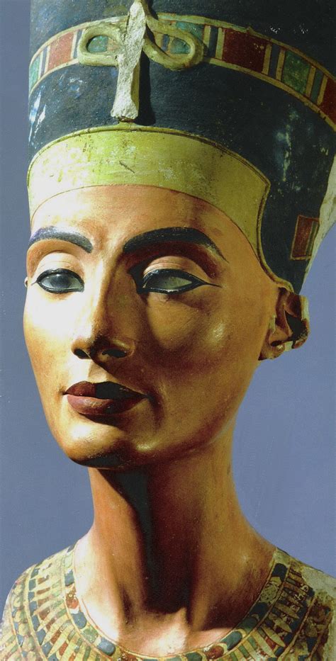 An egyptian turquoise glass face inlay of akhenaten or nefertiti – Artofit