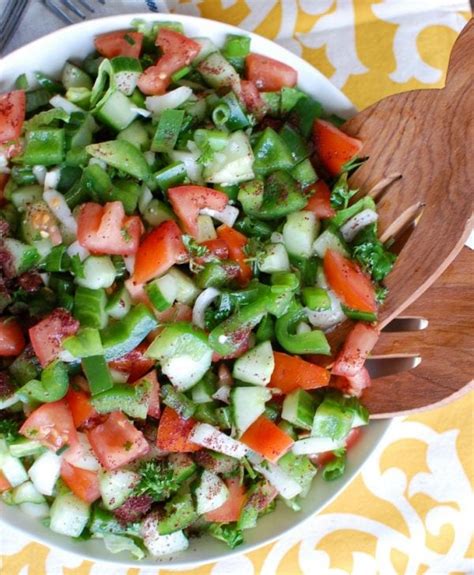 Easy Lebanese Salad Image 3 - A Cedar Spoon