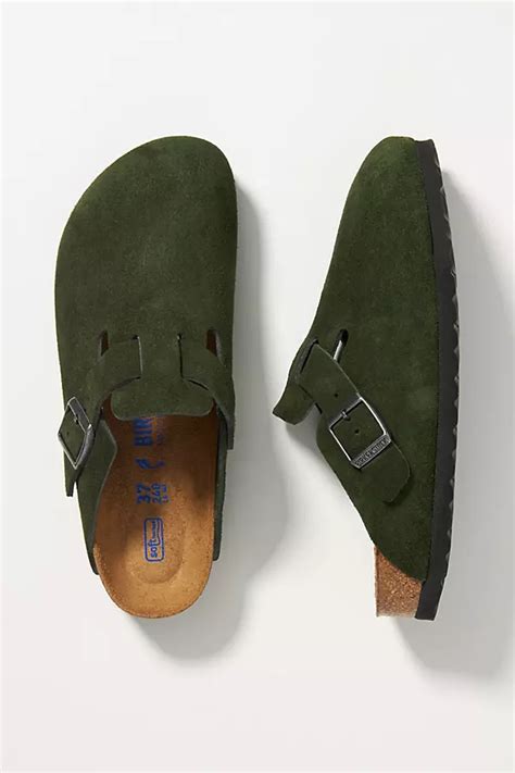 Birkenstock boston green clog | Swag shoes, Sneakers fashion, Cute shoes