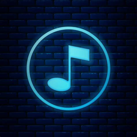 Neon Music Notes Clip Art Illustrations, Royalty-Free Vector Graphics ...