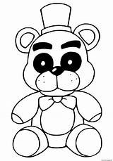 Printable Fnaf Coloring Pages sketch template