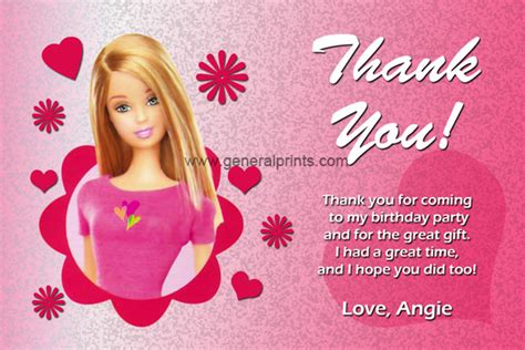 Barbie Invitations | General Prints