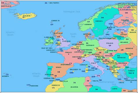 Map of Europe - Google Search - where all the European countries are ...