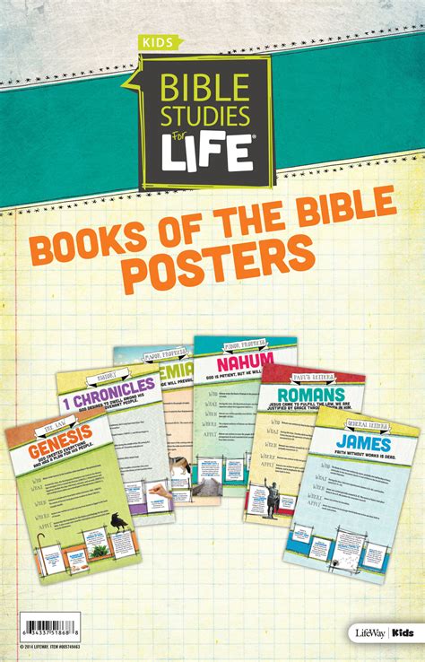 Bible Studies for Life: Kids Books of the Bible Posters | Free Delivery @ Eden.co.uk