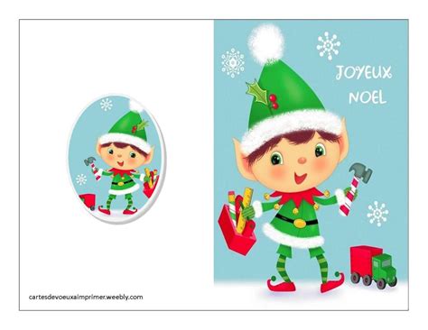 CARTES DE VOEUX A IMPRIMER GRATUITEMENT - Carte de Noël pour enfants à ...