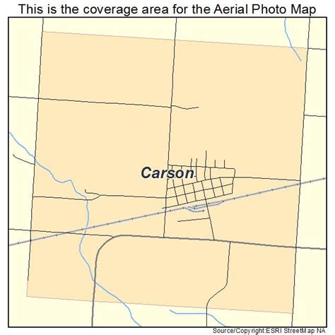 Aerial Photography Map of Carson, ND North Dakota