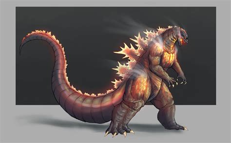 Burning Godzilla by RedsunJT on DeviantArt