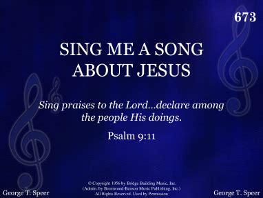 Sing Me A Song About Jesus | R. J. Stevens Music