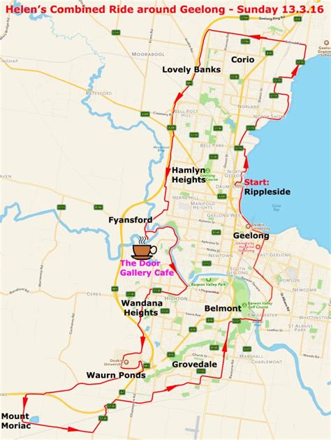 Geelong Tour – Joint ride with Geelong Touring Cyclists: Sunday 13th March, 2016 | Cycling Geelong