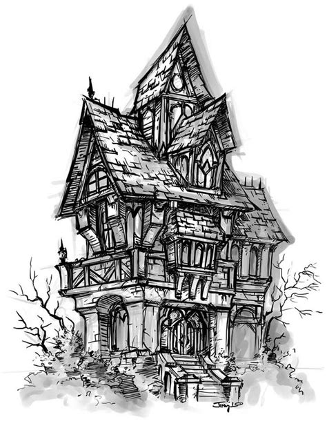 House Sketch | INSPIRATION | Zeichnungen, Häuser zeichnen und ...