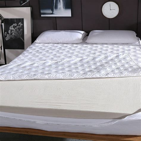 Quilted Cotton Mattress Cover Protector Full Size Bed Twin Zipper Dustproof Soft | eBay