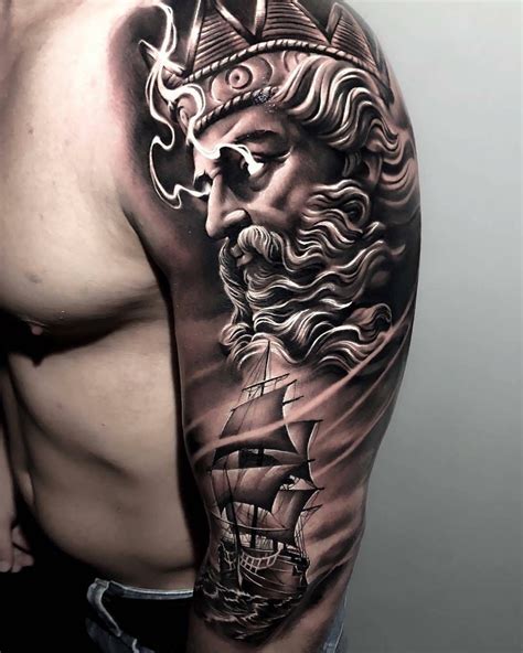 The Best Tattoos Of Zeus Greek God References - Photography