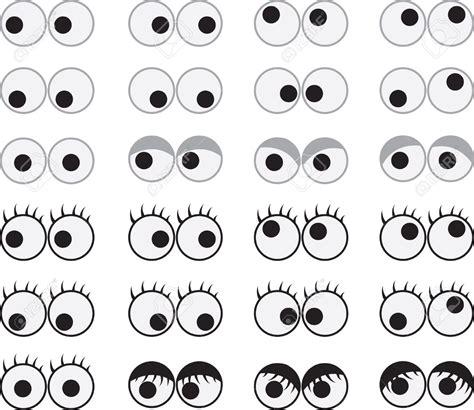 Cut Out Printable Googly Eyes