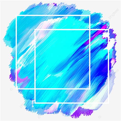 Hologram Frame PNG Transparent, Colorful Hologram Frame Border Free Vector And Png, Watercolor ...