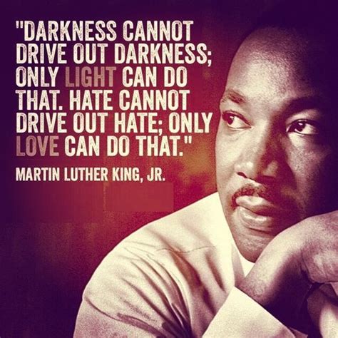 "Darkness cannot drive out darkness only light can do that".. Same goes for articulating and ...