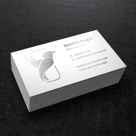 Custom Foil Business Cards Printing | Metallic Cards with Spot UV - PrintMagic