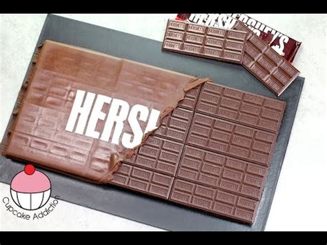 GIANT HERSHEY BAR CAKE! Make a Huge Chocolate Bar Cake with Cupcake Addiction - YouTube