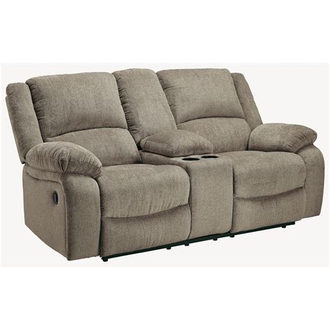 Signature Design by Ashley Draycoll Double Reclining Loveseat w ...