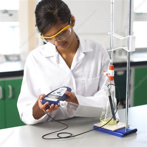 Titration experiment - Stock Image - C010/9620 - Science Photo Library