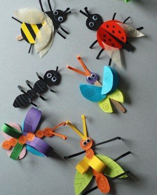 Colorful Bug Crafts - 17 Plus Kids Crafts | Insect crafts, Bug crafts ...