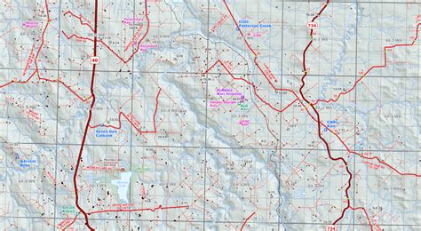 Fox Creek Oilfield Wall Map - 52"W x 36"H – CartoGraphix