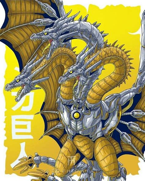 Mecha-King Ghidorah | All godzilla monsters, Godzilla wallpaper ...