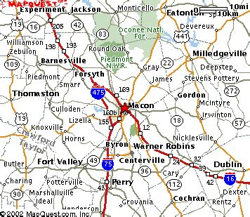 Macon Georgia Map