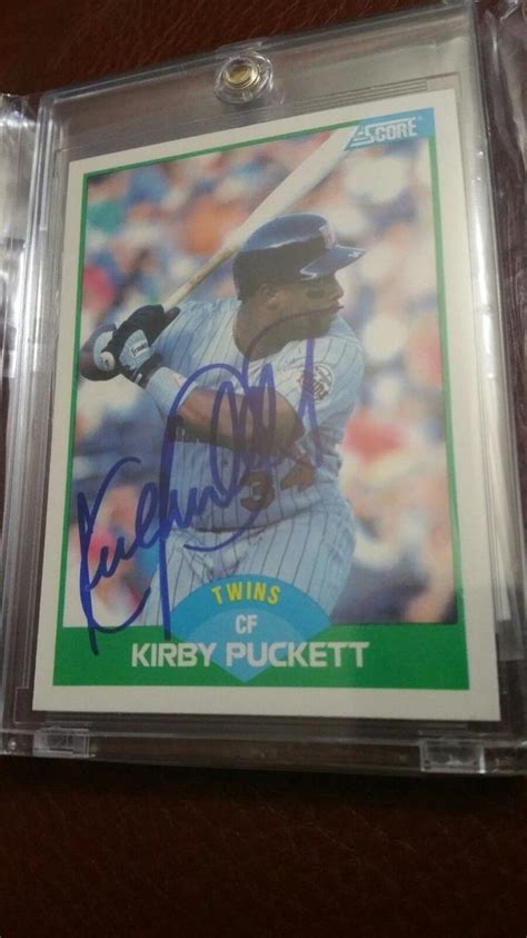 KIRBY PUCKETT AUTOGRAPH TWINS JSA COA | #1937499643