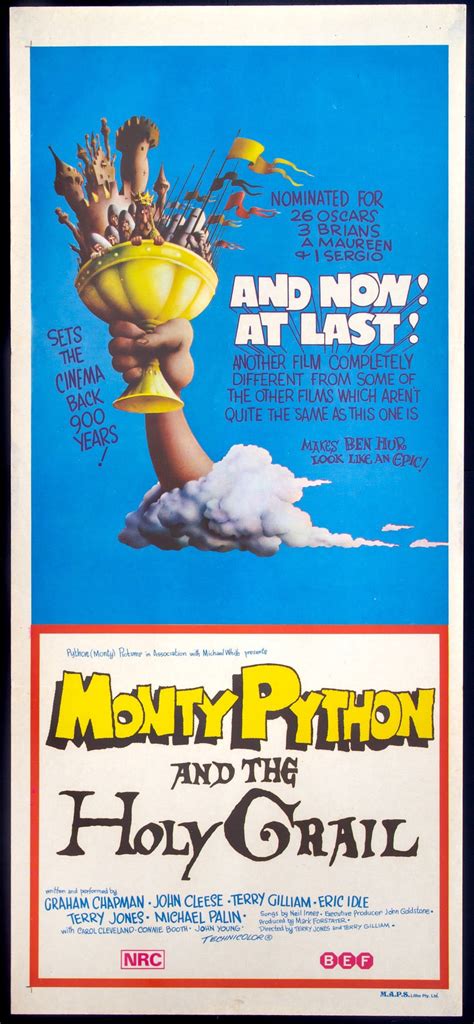 Monty Python & the Holy Grail (1975) Original Australian Movie Poster - Original Film Art ...