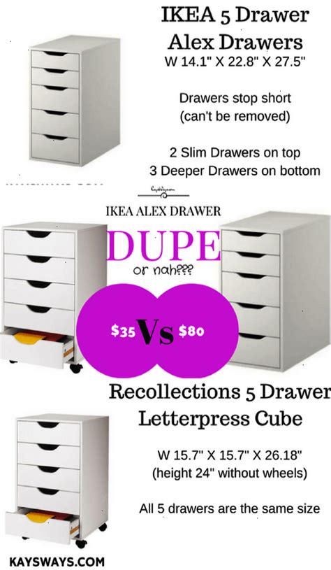 20+ Ikea Alex Drawers Dupe