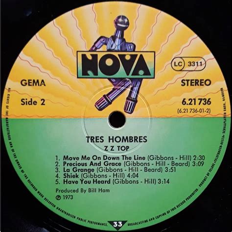 ZZ Top - Tres Hombres - Vinyl LP - DE - Reissue | HHV