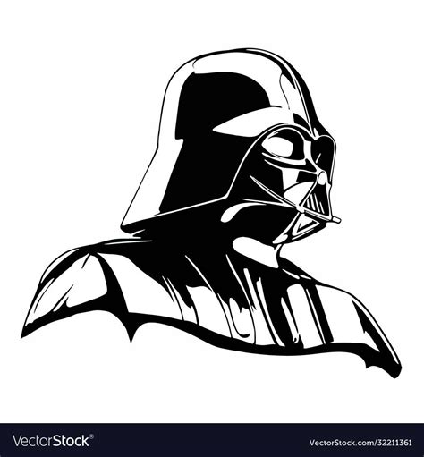 darth vader clip art black and white - vansoldskoolgold