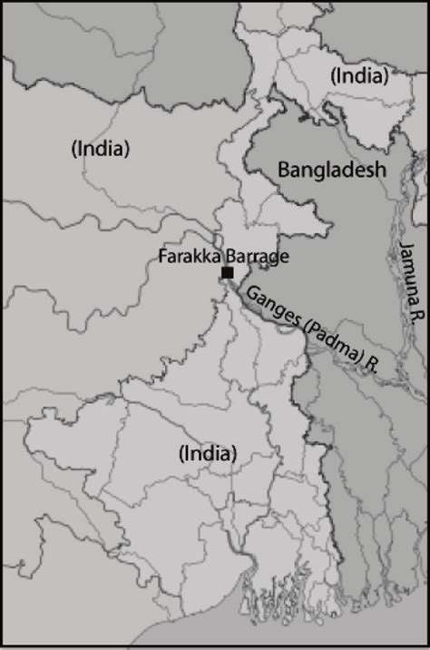 Location of Farakka Barrage. | Download Scientific Diagram