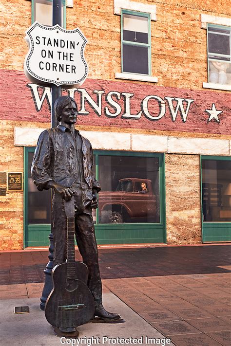 Route 66, Standin' on the Corner, Eagles song, statue, Winslow, Arizona | LARRY LINDAHL