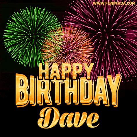 Happy Birthday Dave GIFs - Download on Funimada.com