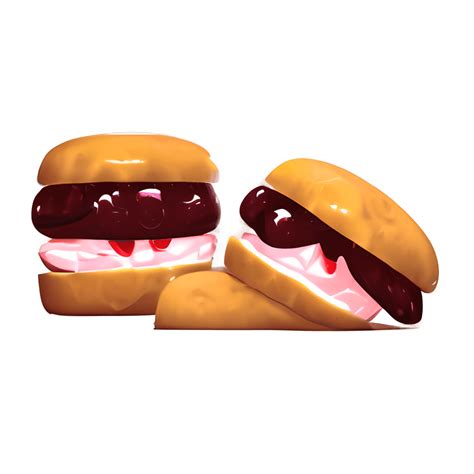 Peanut Butter and Jelly Digital Painting · Creative Fabrica