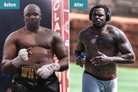 Dillian Whyte's amazing body transformation having spent lockdown training to shift career-heavy ...