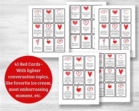 Conversation Cards for Couples - 135 Printable Cards! – The Savvy Sparrow