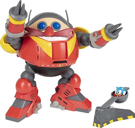 Amazon.com: Sonic The Hedgehog Giant Eggman Robot Battle Set with Catapult : Toys & Games