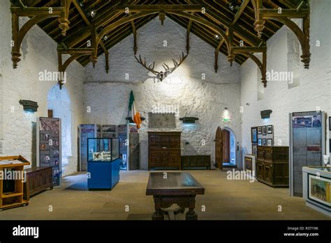 Ireland, County Tipperary, Cahir, Cahir Castle, 12th century, interior ...