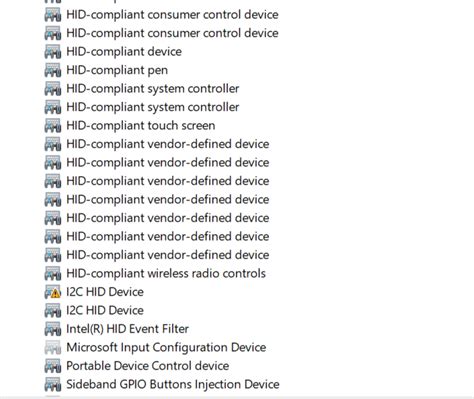 I2C HID Device problem - HP Support Community - 8711556