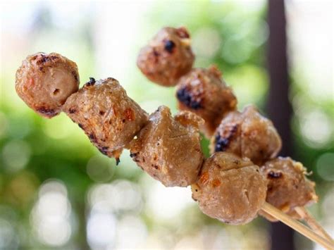 Southeast Asian Grilled Monkey Balls - Relax, relax, it's just pork and ...